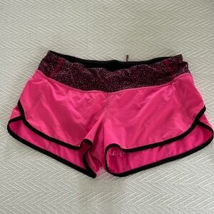 Lululemon speed shorts size 4